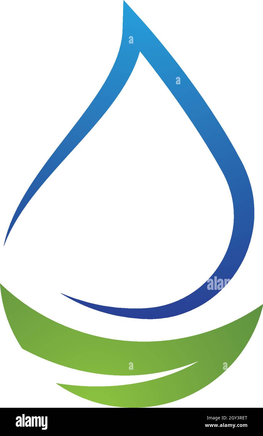 water drop Logo Template vector illustration design Stock Vector Image ...