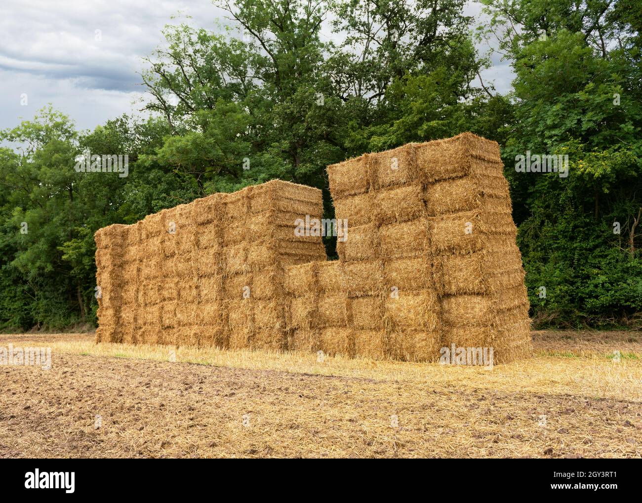 Square Hay Bale Dimensions English