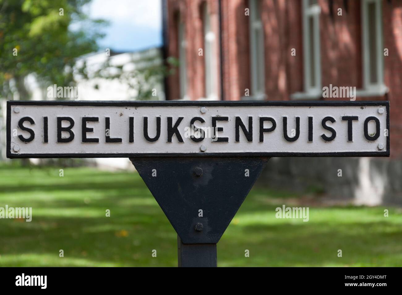 Jean Sibelius Hämeenlinna Finland Stock Photo