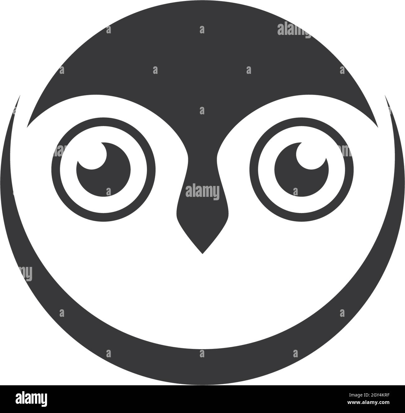 Owl logo vector icon template Stock Vector Image & Art - Alamy