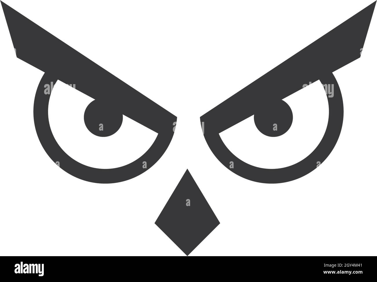 Owl logo vector icon template Stock Vector Image & Art - Alamy