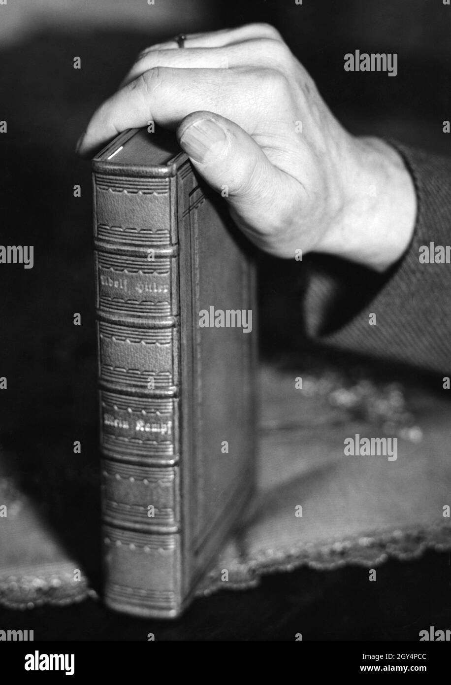 "A - as it says on the back of the picture - worthy cover for Hitler's ...