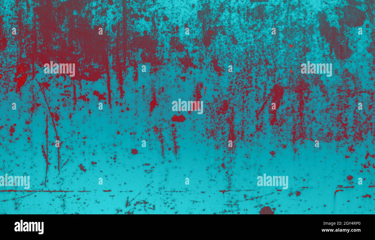 Blue rusty metal texture background Stock Photo - Alamy
