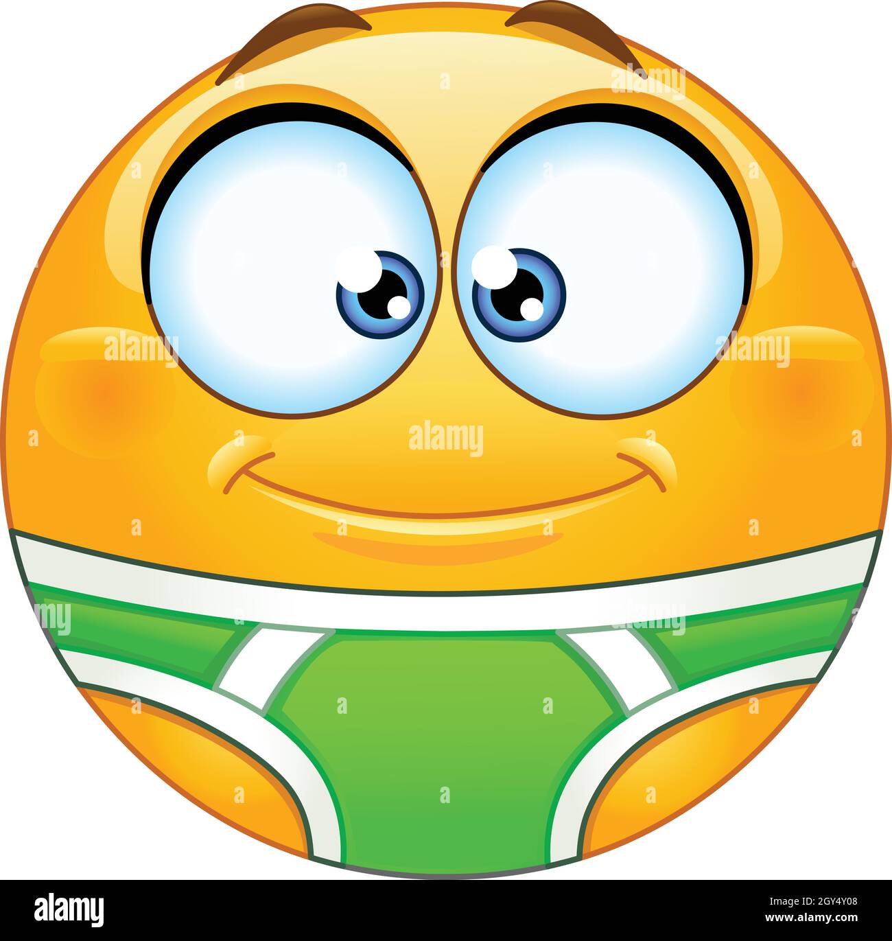 Emoji emoticon wearing underwear briefs Stock Vector Image & Art Alamy