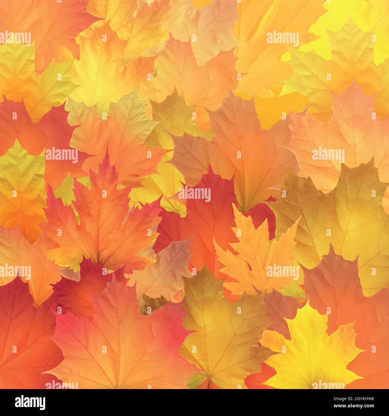 Golden brown oak leaf Stock Vector Images - Alamy