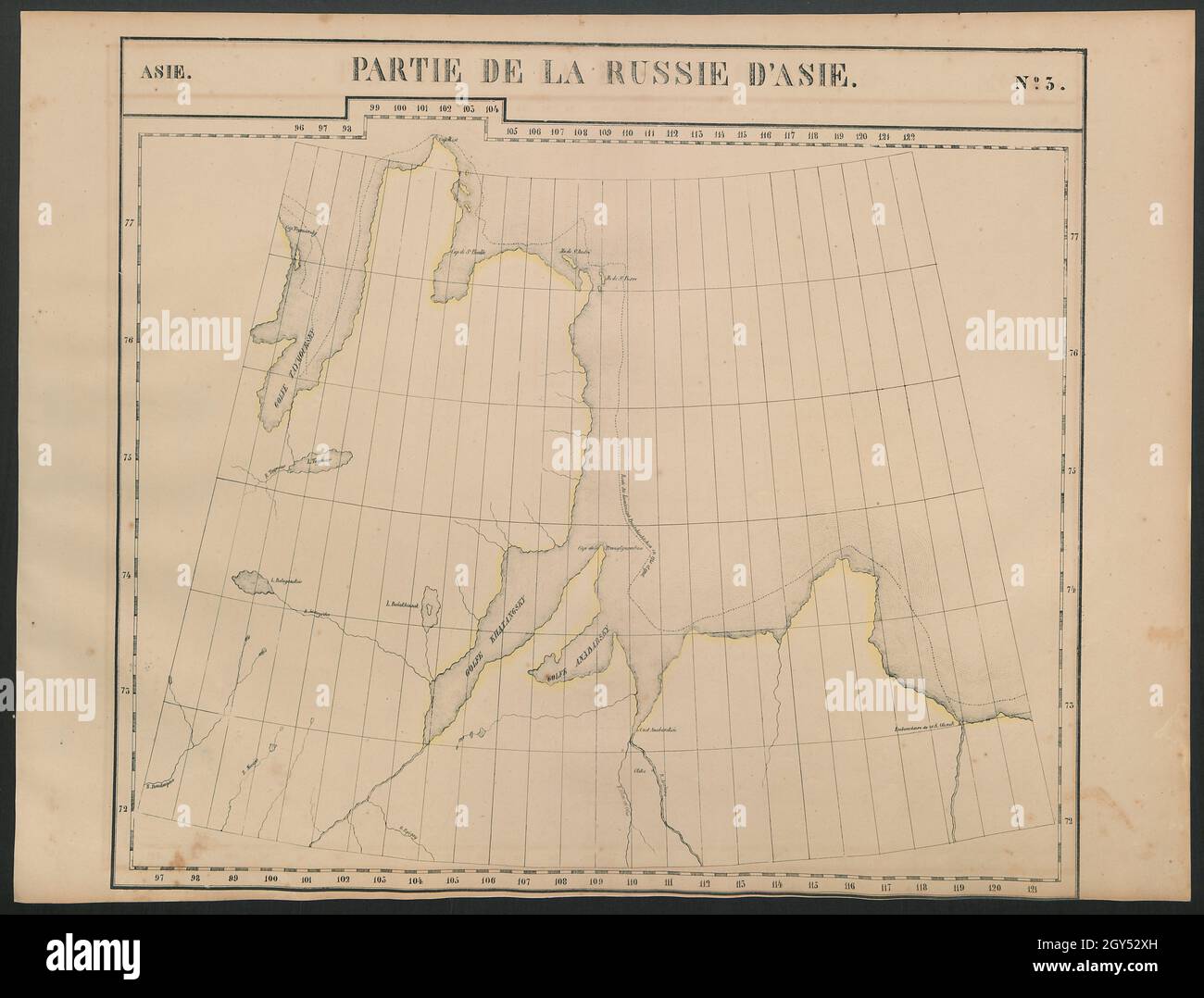 Taymyr Peninsula Map