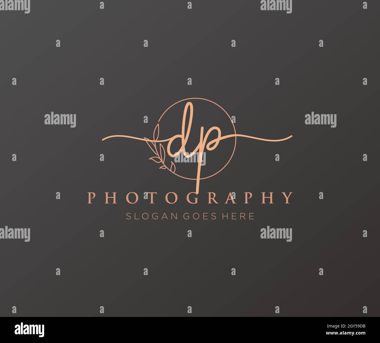 DP feminine logo. Usable for Nature, Salon, Spa, Cosmetic and Beauty ...
