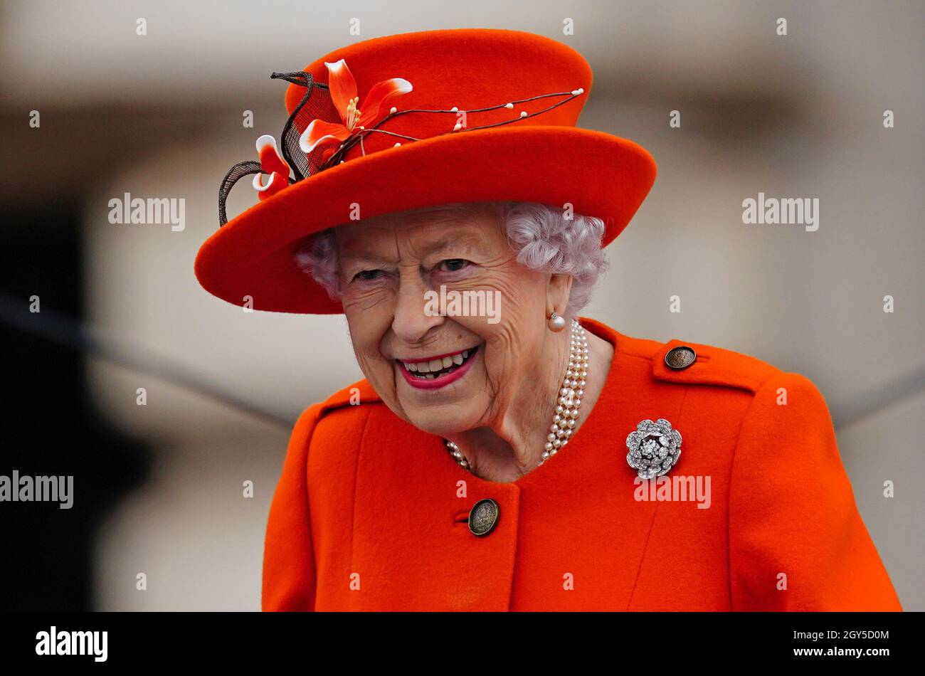 Queen Elizabeth Ii At The Launch Of The Queen S Baton Relay For Birmingham 2022 The Xxii