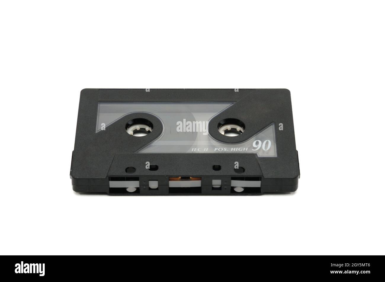 Compact audio cassette for use on audio tape recorders, music players