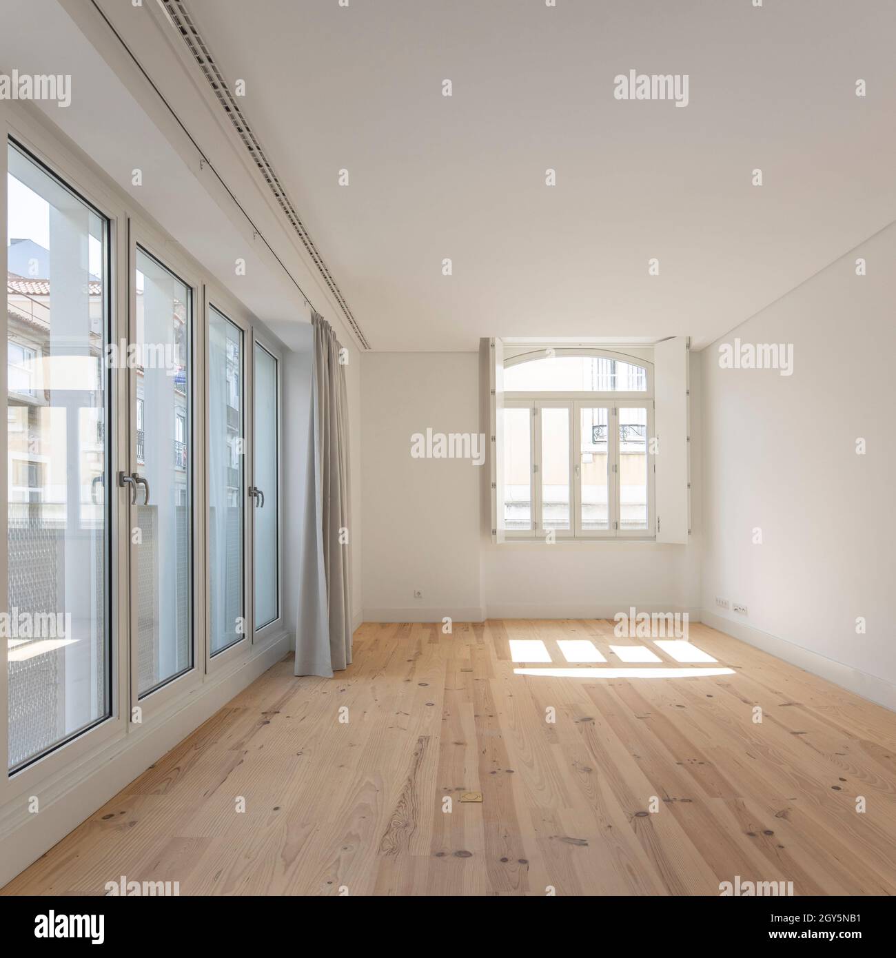 Interior view. Ribeira 11, Lisbon, Portugal. Architect: Ricardo Carvalho Arquitectos & Associados, 2021. Stock Photo