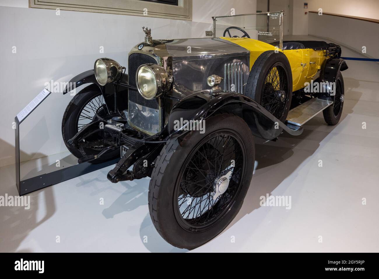 1926 Vauxhall OE-Type 30-98 Velox Tourer ‘NT7797’ part of the Vauxhall Heritage Collection on display at the British Motor Museum, Gaydon,Warwickshire Stock Photo