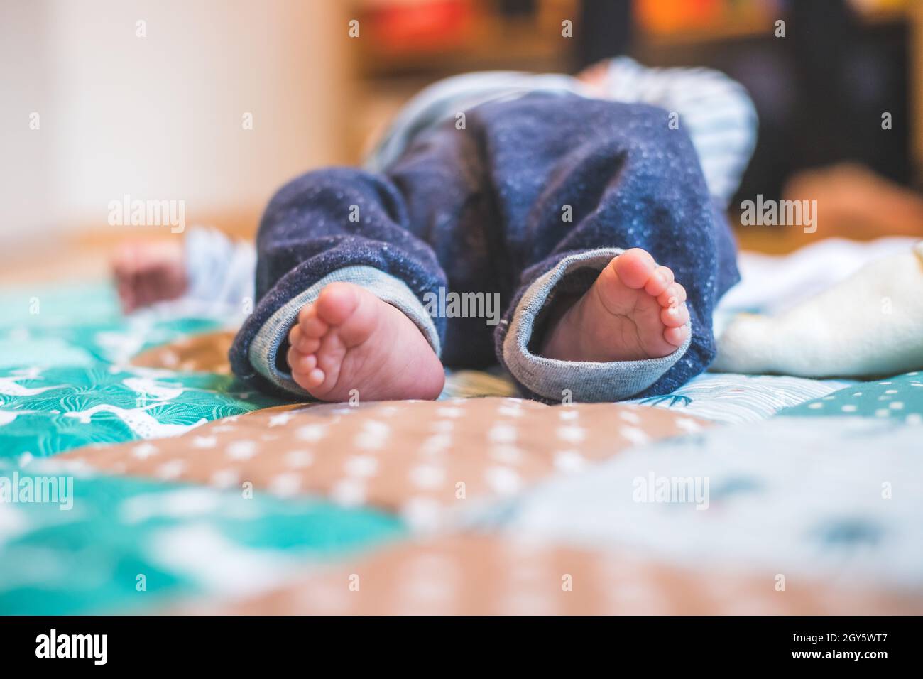 Baby feet sticker hi-res stock photography and images - Alamy