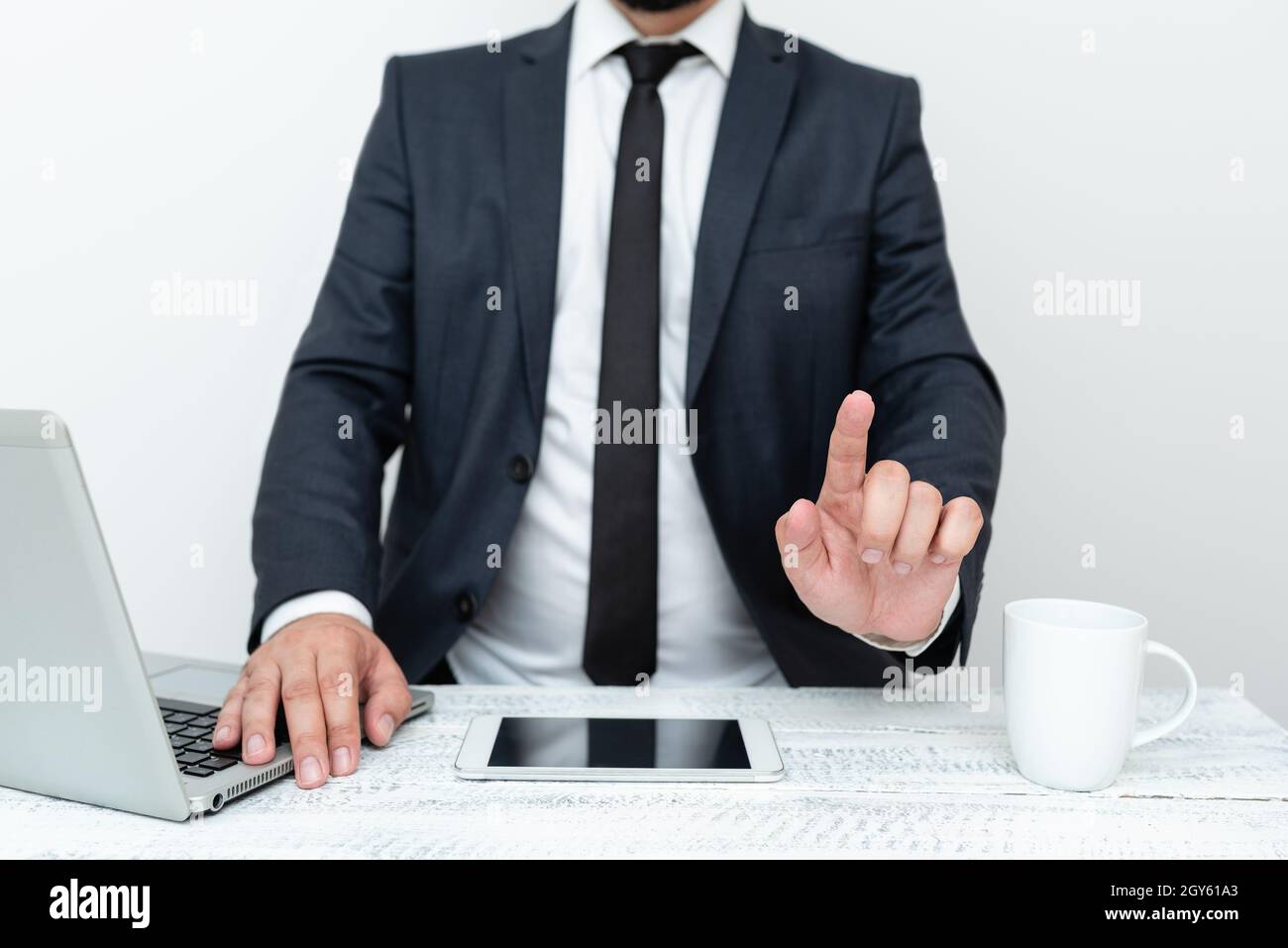 Remote Office Work Online Smartphone Voice And Video Calling Stock ...
