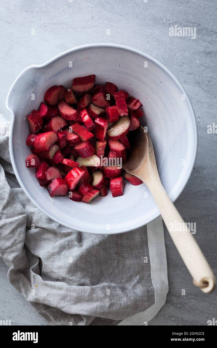 Diced rhubarb hires stock photography and images Alamy