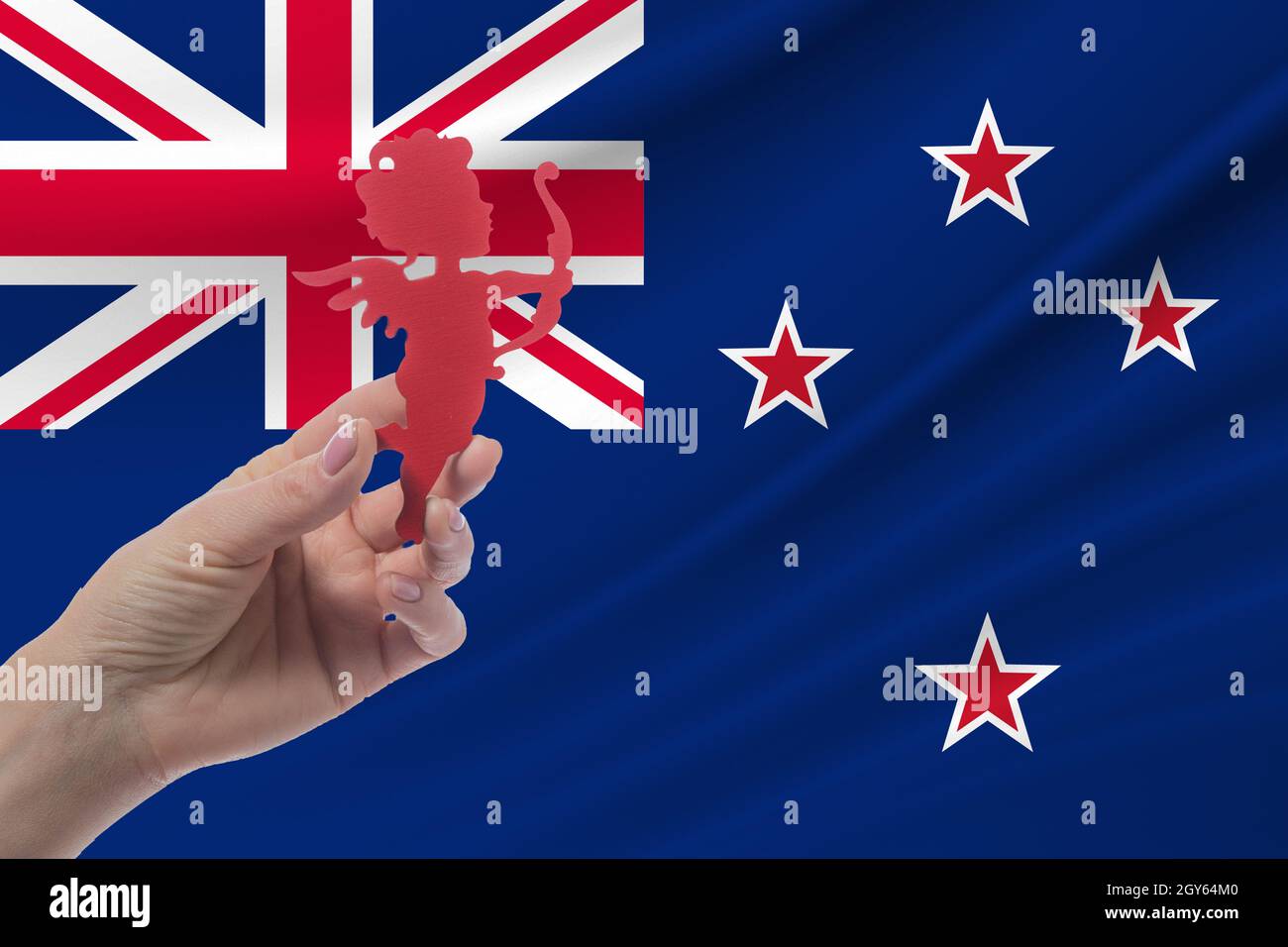 Valentine's Day in New Zealand. Relations in New Zealand. Celebrating