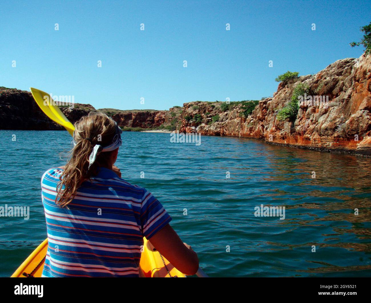canoe trip on a river in the summer in Australia Stock Photo Alamy