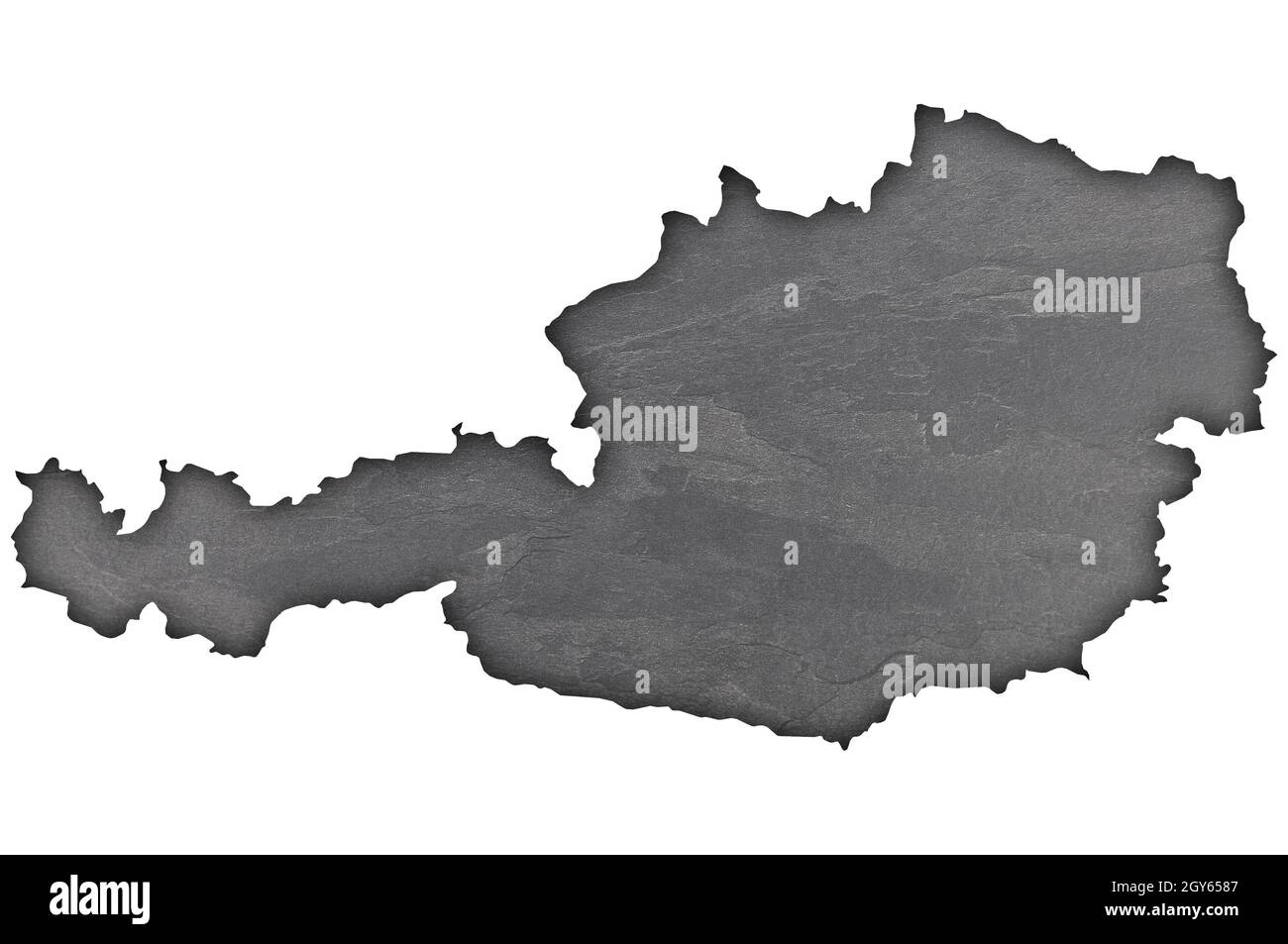 Map austria shadow hi-res stock photography and images - Alamy