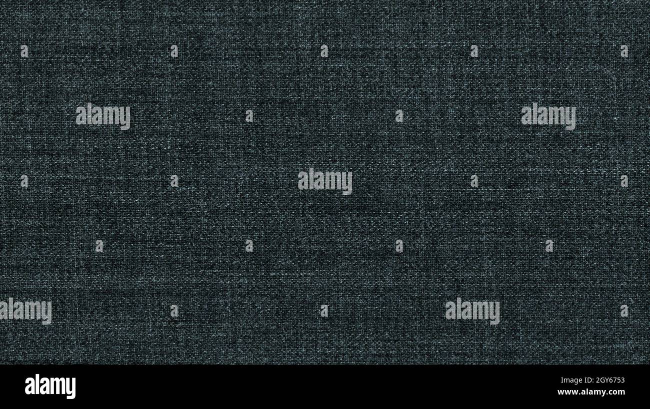 dark grey polyester and wool fabric texture useful as a background Stock Photo