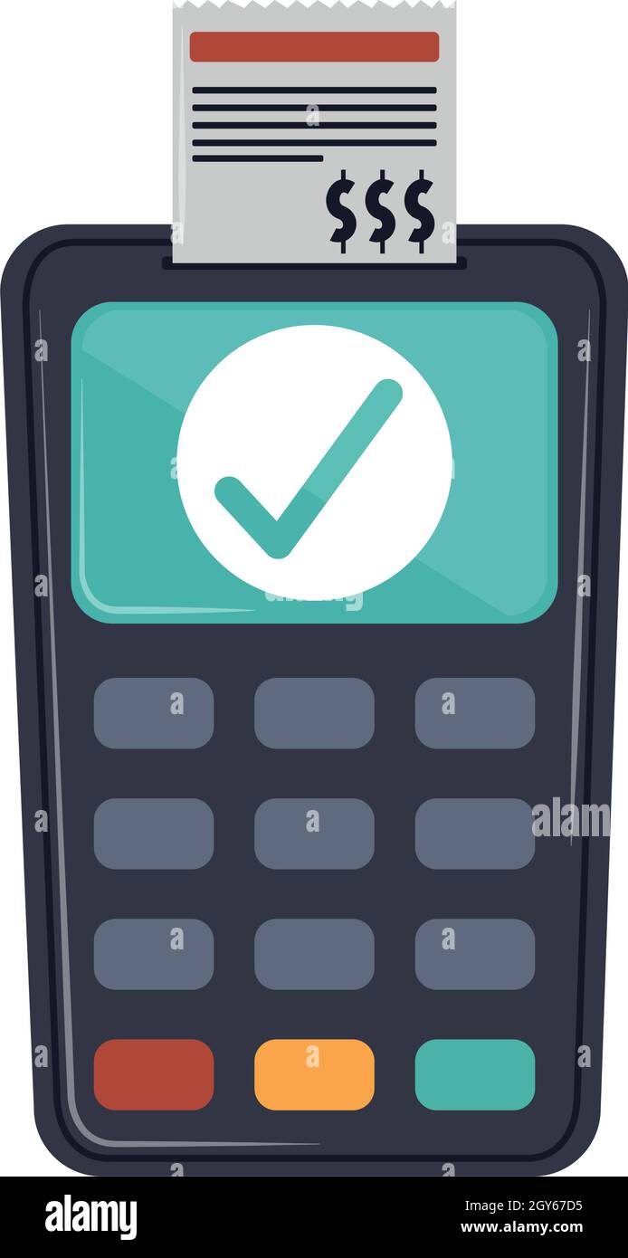 pos terminal contactless payment Stock Vector Image & Art - Alamy