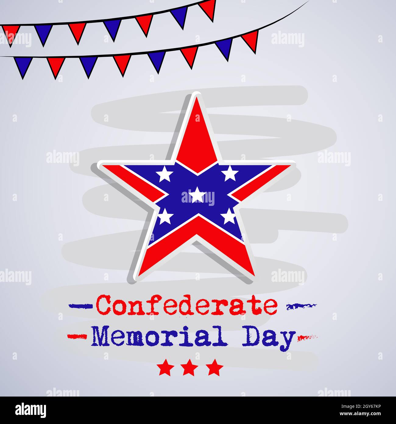 Confederate Memorial Day Stock Photo Alamy