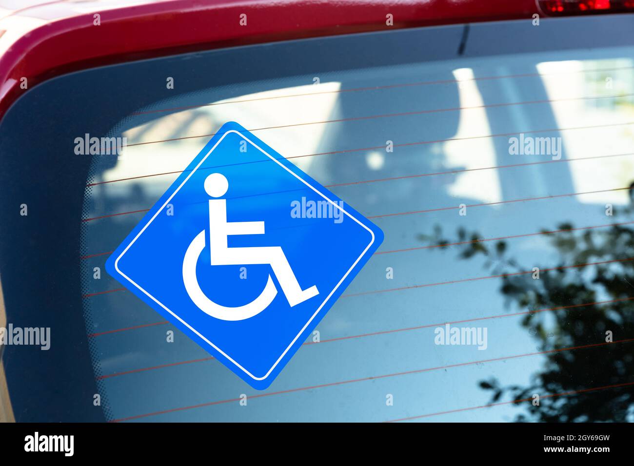 Disabled sticker hi-res stock photography and images - Alamy