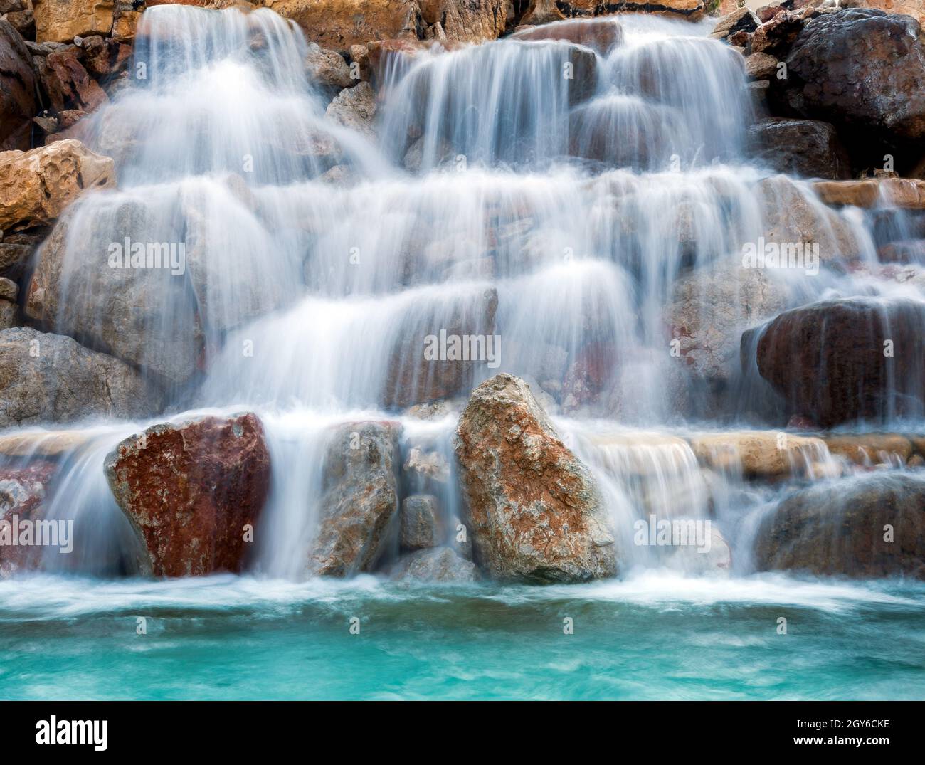 wood textured backgrounds in a room interior on the waterfallt ...