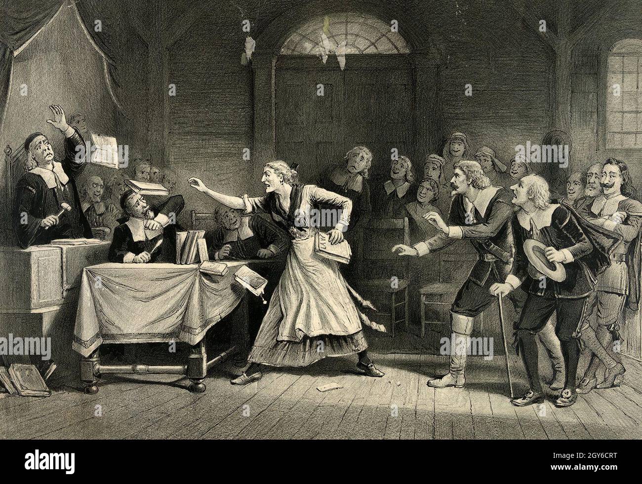 vintage-witch-trials-themed-artwork-illustration-stock-photo-alamy