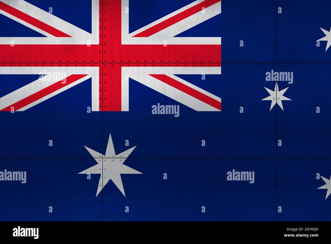 Flag of Australia on a metal wall background Stock Photo - Alamy
