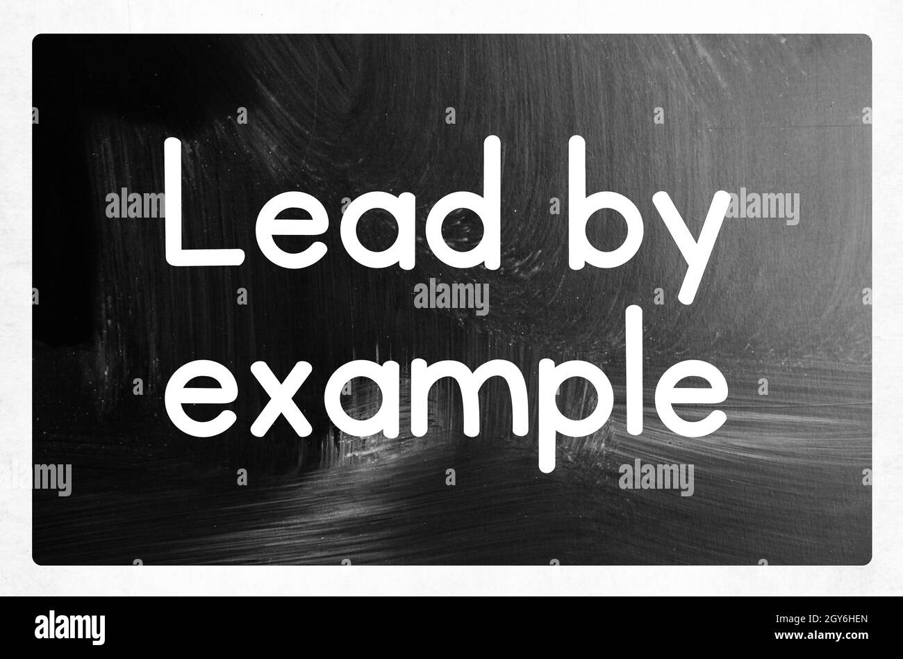 lead by example Stock Photo Alamy