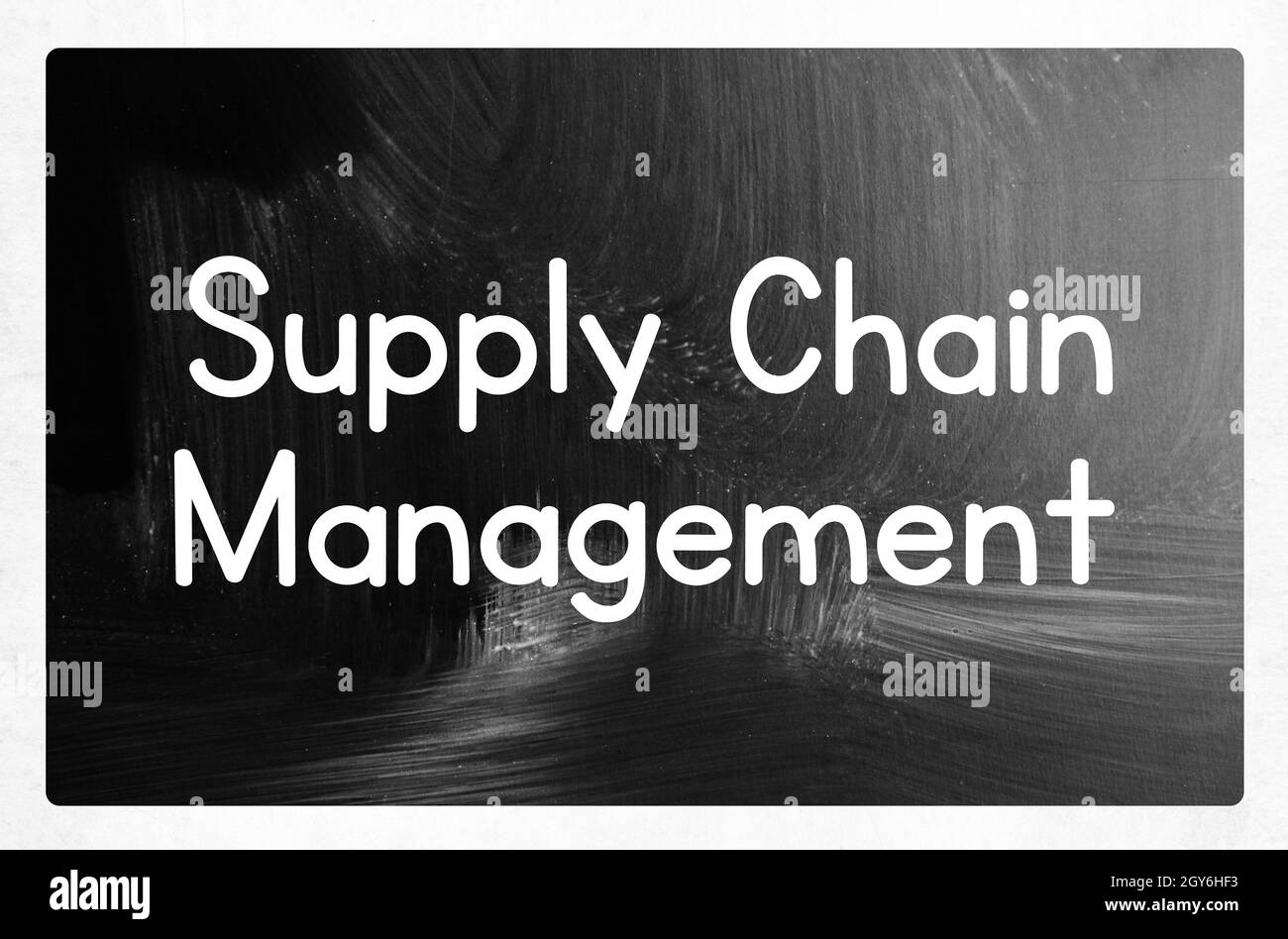 supply chain management concept Stock Photo