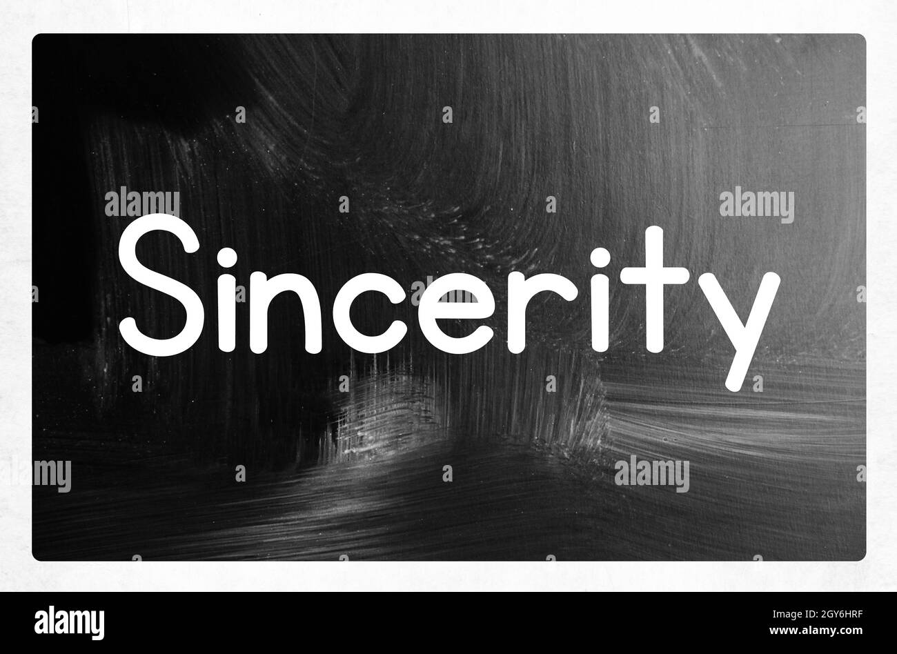 sincerity concept Stock Photo