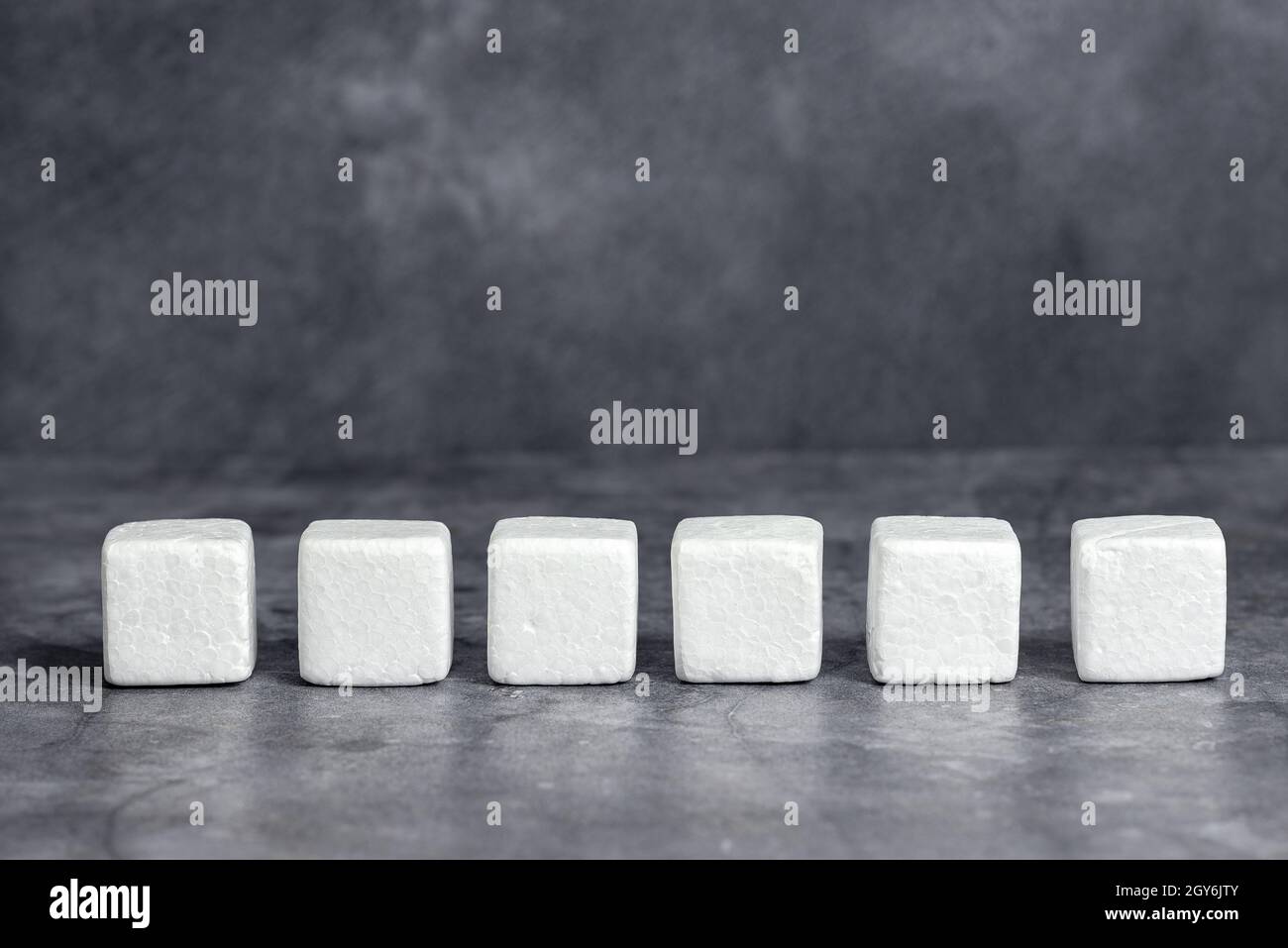 Stack of Sample Cube Rectangular Boxes On Surface Polished With Multi-Colour Stock Photo