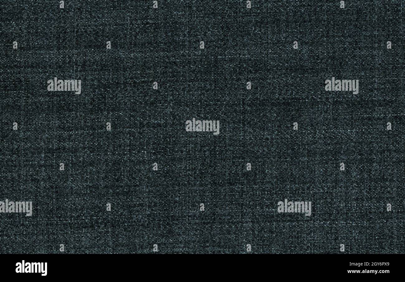 dark grey polyester and wool fabric texture useful as a background Stock Photo