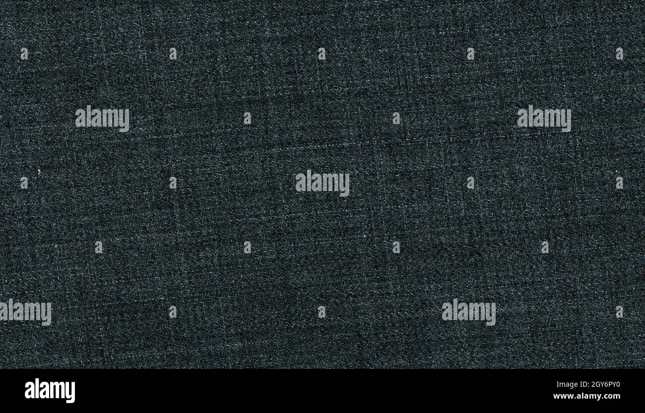 dark grey polyester and wool fabric texture useful as a background Stock Photo