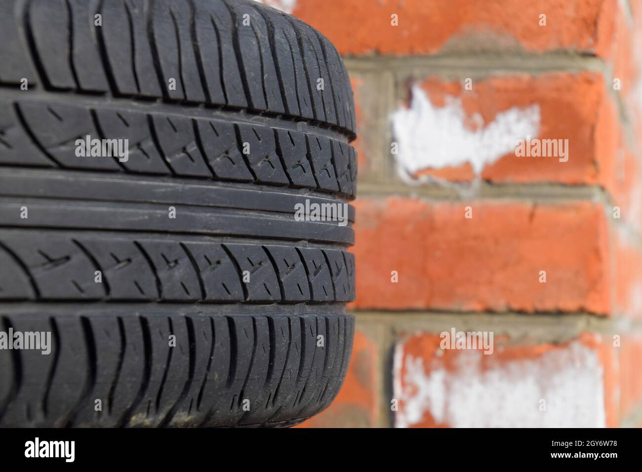 Automobile wheel. Rubber tires. Summer rubber set for the car. Wheel