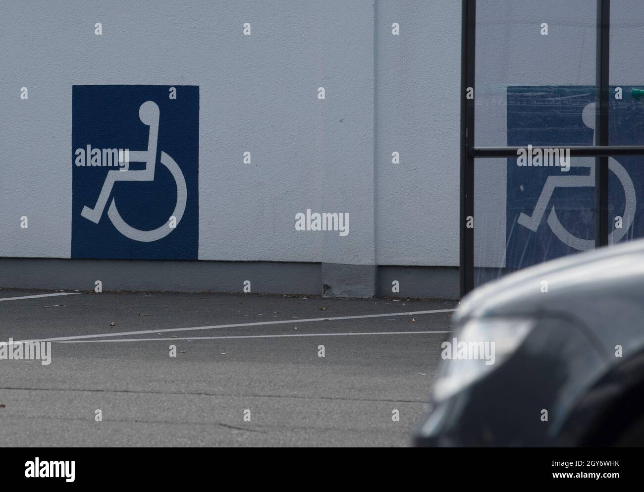 a vehicle for the transport and mobility of disabled people Stock Photo