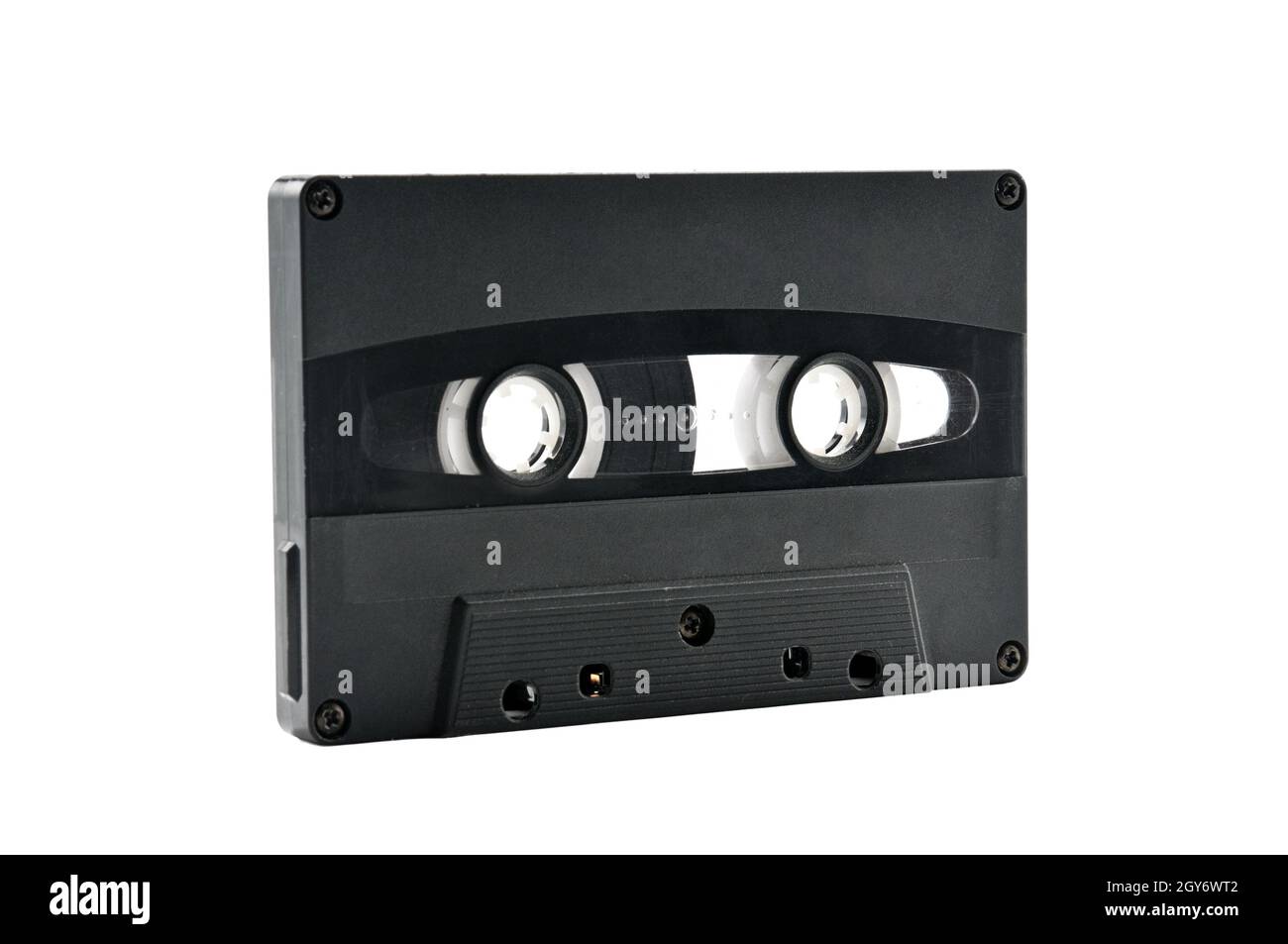 Compact audio cassette for use on audio tape recorders, music players