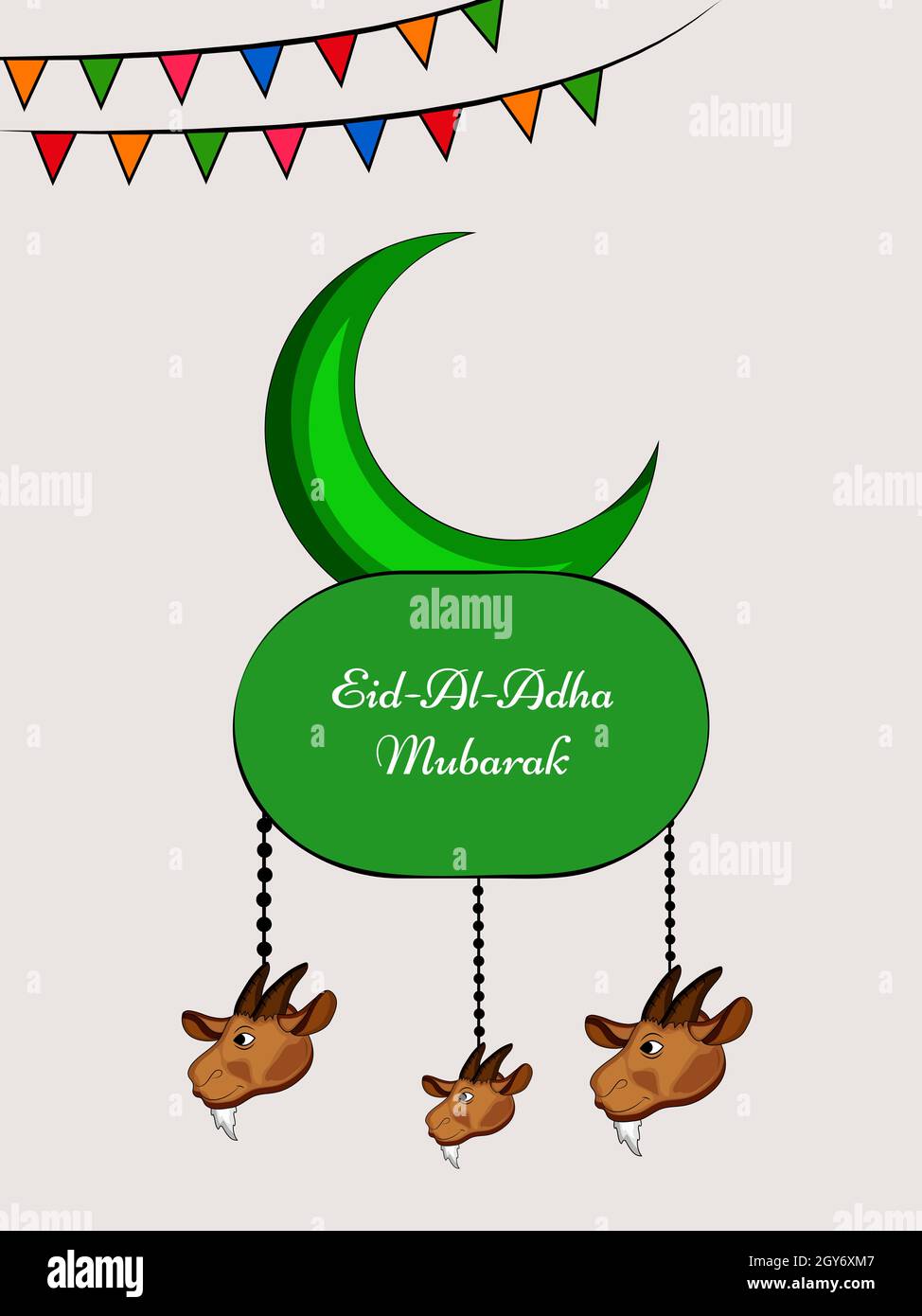 Eid Al Adha Mubarak Stock Photo