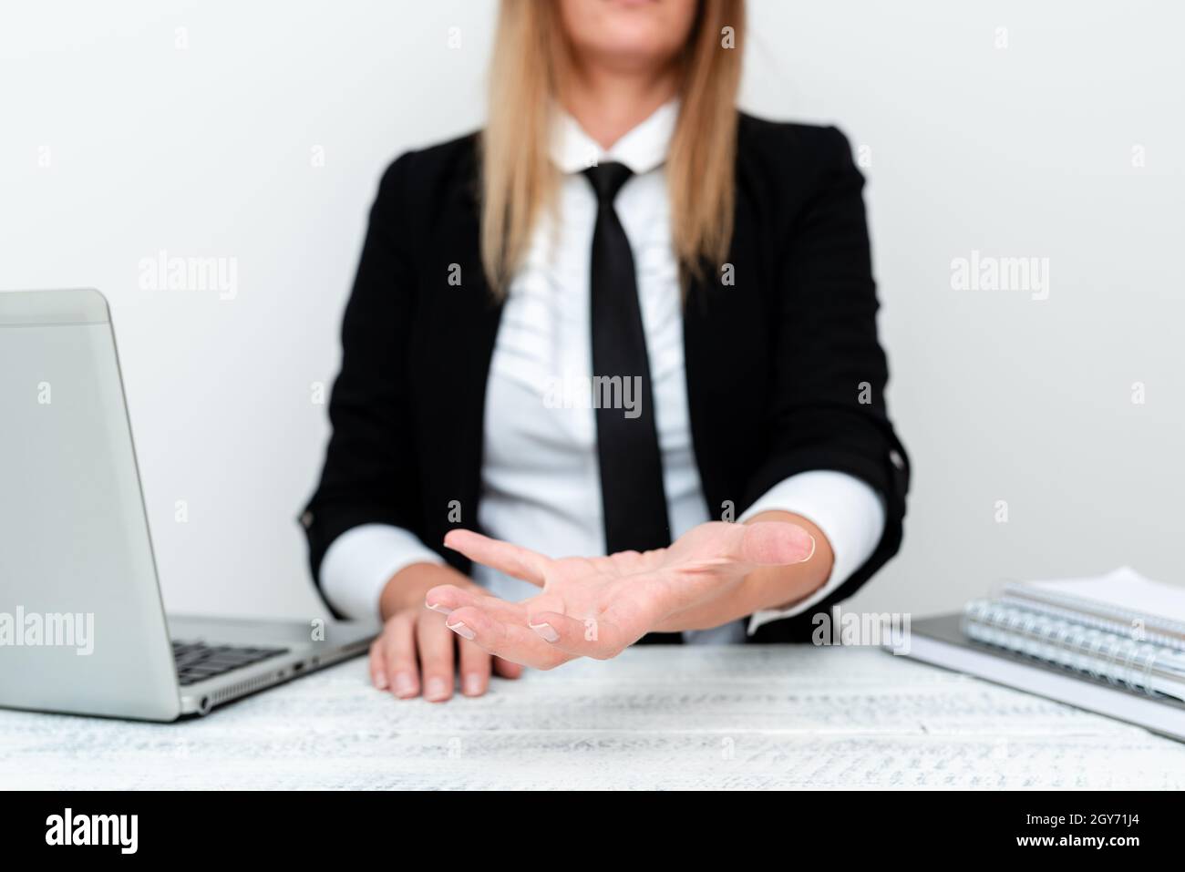 Instructor Teaching Different Skills, Teacher Explaining New Methods Stock Photo