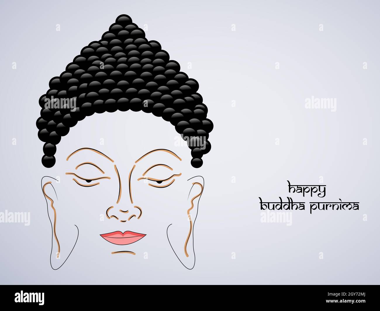 Buddha Purnima background Stock Photo