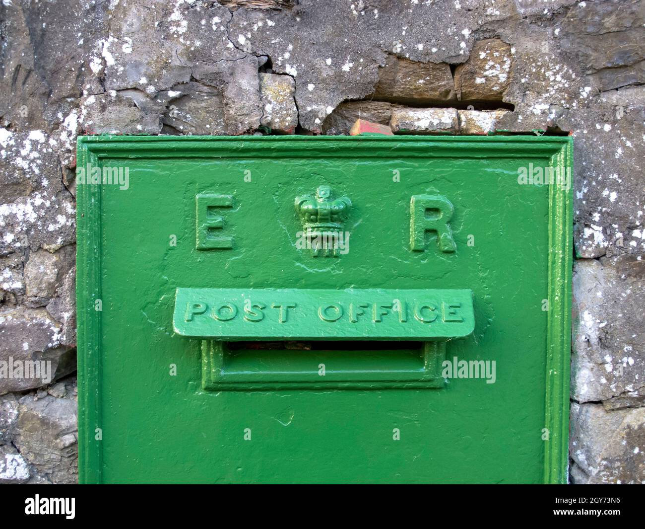 Irish mail box in Kilkee County Clare Ireland Stock Photo