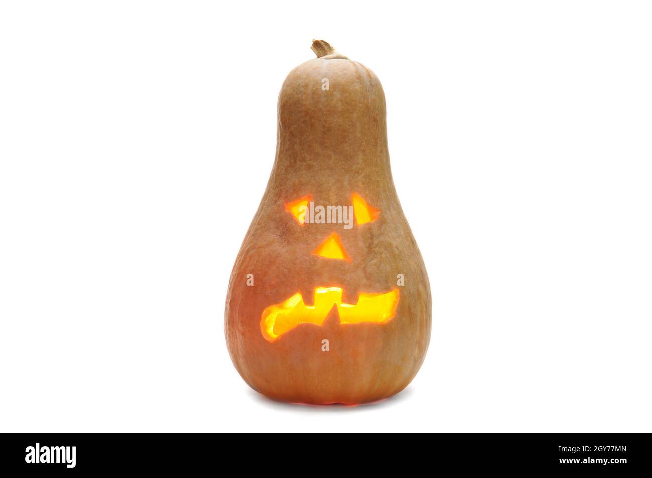 Halloween pumpkin on an isolated white background Stock Photo - Alamy