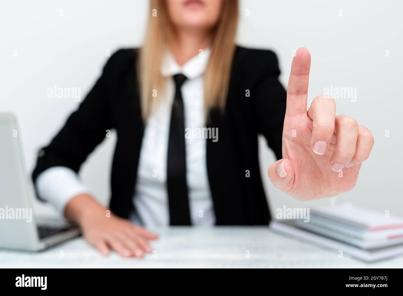 Instructor Teaching Different Skills, Teacher Explaining New Methods Stock Photo