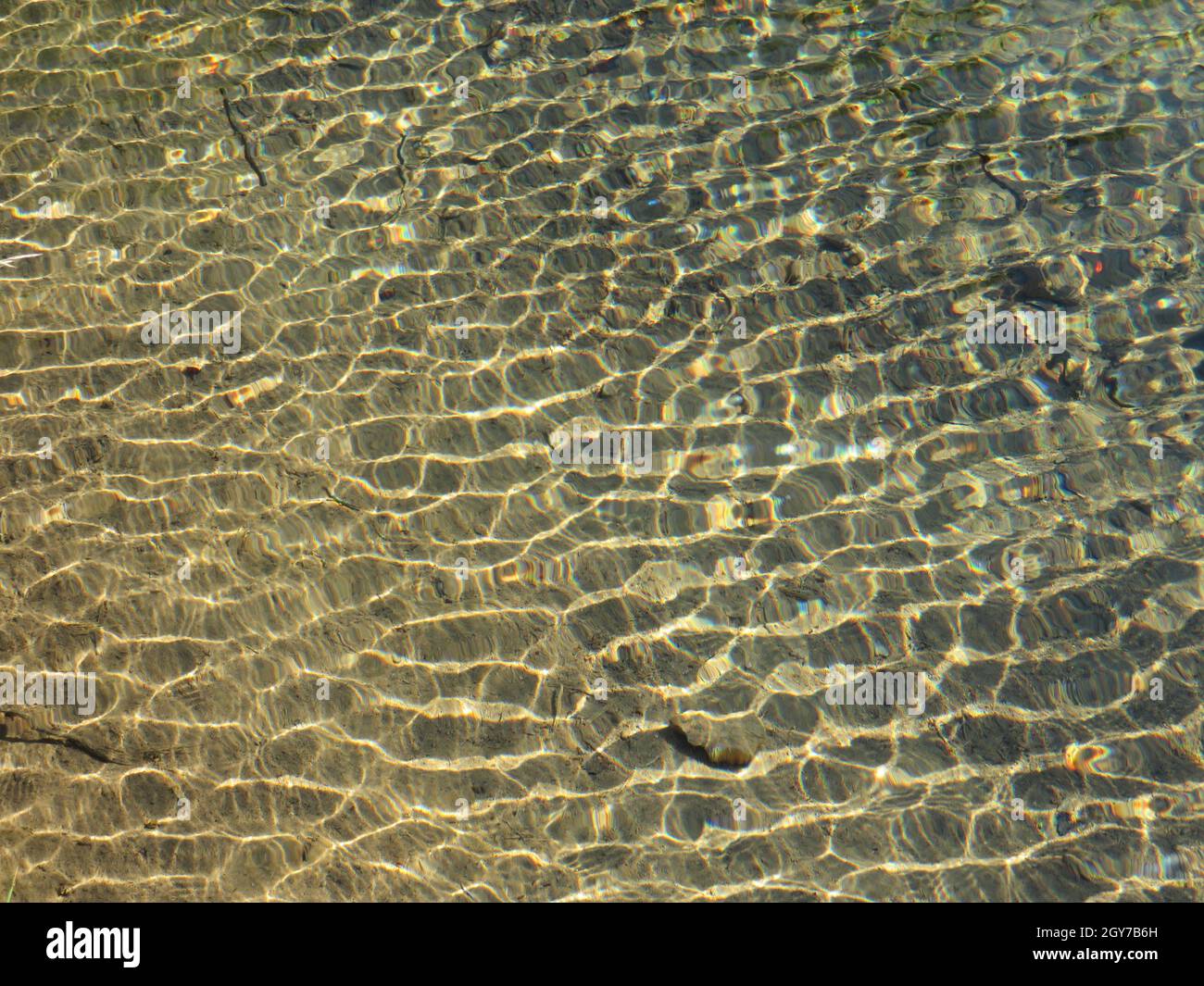 abstract water reflections brightens clear transparent background Stock ...