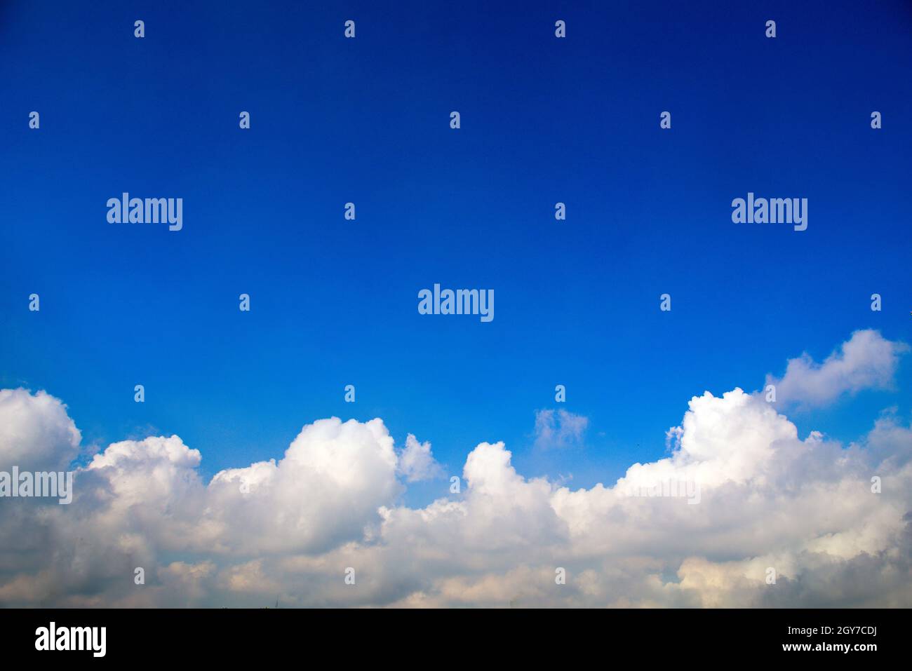 blue sky and white cloud in a sunny day Stock Photo - Alamy