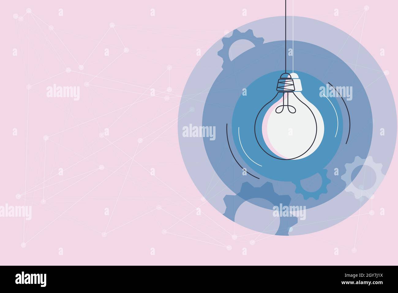 Critical And Logical Thinking Concept, Abstract Bright Ideas And