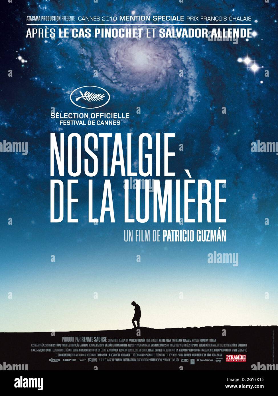 Nostalgia de la luz Nostalgia for the Light Year : 2010 Chile / Spain / France Director : Patricio Guzmán Documentary French poster Stock Photo