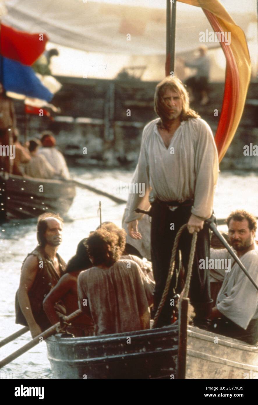 1492: Conquest of Paradise Year : 1992  France / Spain Director : Ridley Scott Gérard Depardieu, Kevin Dunn Stock Photo