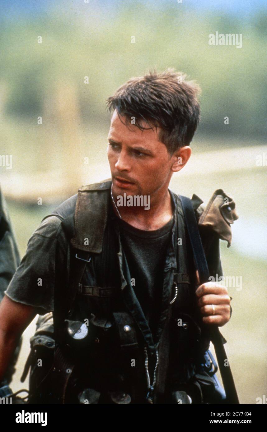 Casualties of War Year : 1989 USA Director :  Brian De Palma Michael J. Fox Stock Photo
