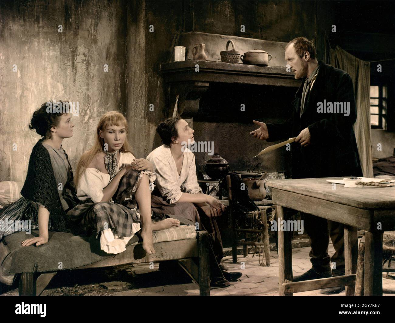 Les Misérables Year 1958 France Director JeanPaul Le Chanois Isabelle Lobbe, Silvia Monfort